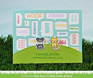 Lawn Fawn - Say What? PETS - Stamp Set