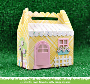 Lawn Fawn - Scalloped Gift Box SPRING HOUSE ADD-ON - Lawn Cuts DIES