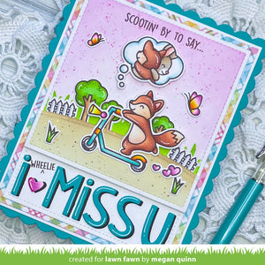 Lawn Fawn - SCOOTIN BY - Clear Stamp Set