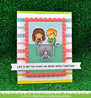 Lawn Fawn - SCREEN TIME - Stamp Set
