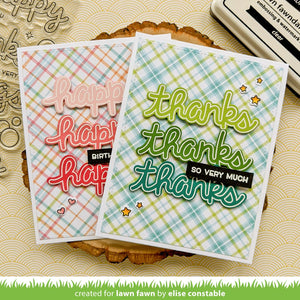 Lawn Fawn - PERFECTLY PLAID REMIX - Petite Paper Pack 6x6