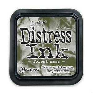Tim Holtz Ranger Distress Ink Pad - Forest Moss - Hallmark Scrapbook - 1