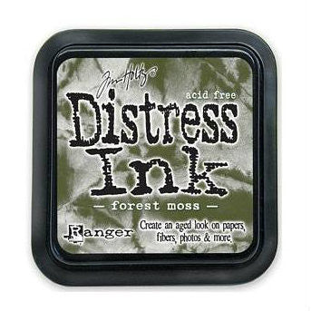 Tim Holtz Ranger Distress Ink Pad - Forest Moss