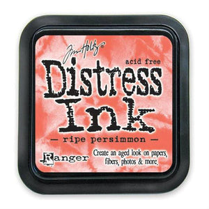 Tim Holtz Ranger Distress Ink Pad - Ripe Persimmon - Hallmark Scrapbook - 1