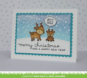 Lawn Fawn - SIMPLY WINTER SENTIMENTS Stamps Set