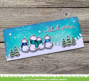 Lawn Fawn - SLIMLINE FOREST BORDERS - Dies Set
