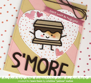 Lawn Fawn - SMILEY S'MORE - Die Set