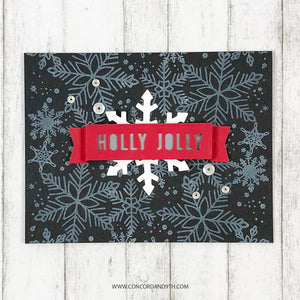 Concord & 9th - SNOWFLAKES TURNABOUT Stamps Set