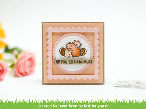 Lawn Fawn - SO DAM MUCH - Stamps set - Beavers