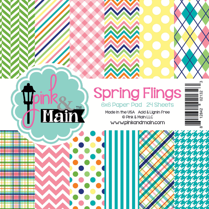 Pink & Main - SPRING FLINGS - 6x6 Paper Pad
