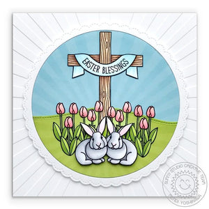 Sunny Studio - SPRING GREETINGS - Clear Stamp Set