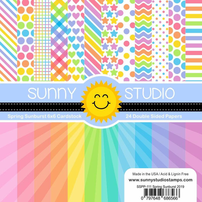 Sunny Studio - SPRING SUNBURST - 24 Double Sided Sheets 6x6