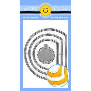 Sunny Studio - STITCHED SEMI-CIRCLE - Die Set