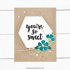 Concord & 9th - STITCHED BLOOMS - Stamps  and Dies BUNDLE Set