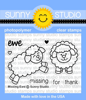 Sunny Studio - MISSING EWE - Stamp