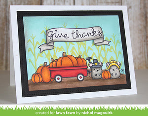 Lawn Fawn - HAPPY HARVEST - Clear Stamps set - Hallmark Scrapbook - 2