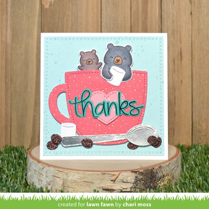 Lawn Fawn - THANKS THANKS THANKS - Dies Set