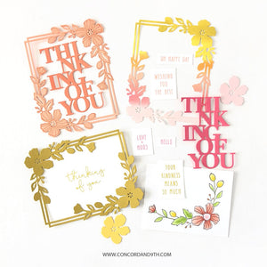 Concord & 9th - THINKING OF YOU PERFECT PAIRINGS - Stamps Set