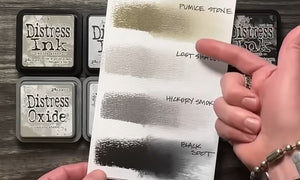 Tim Holtz Ranger Distress Ink Pad - LOST SHADOW Silvery Grey