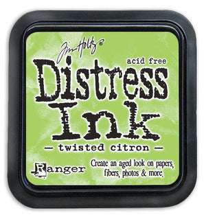 Tim Holtz Ranger Distress Ink Pad - TWISTED CITRON -  May 2015 - Hallmark Scrapbook - 1