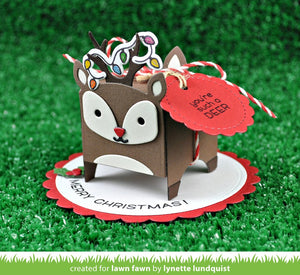 Lawn Fawn - TINY GIFT BOX DEER Add-On Die set