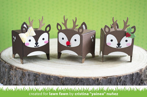 Lawn Fawn - TINY GIFT BOX DEER Add-On Die set