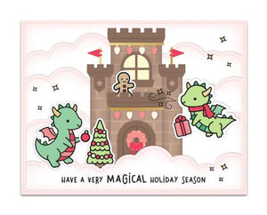 Lawn Fawn - WINTER DRAGON - Stamps Set