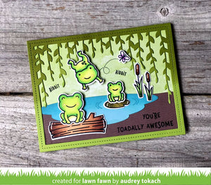 Lawn Fawn - TOADALLY AWESOME - Clear Stamps Set