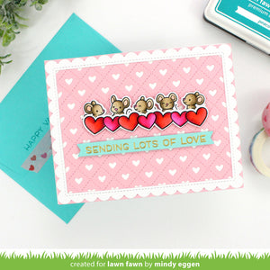 Lawn Fawn - Simply Celebrate HEARTS - Stamps set