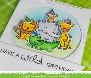 Lawn Fawn - WILD FOR YOU - Clear Stamps Set