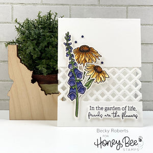 Honey Bee - WILDFLOWERS - Stamps Set