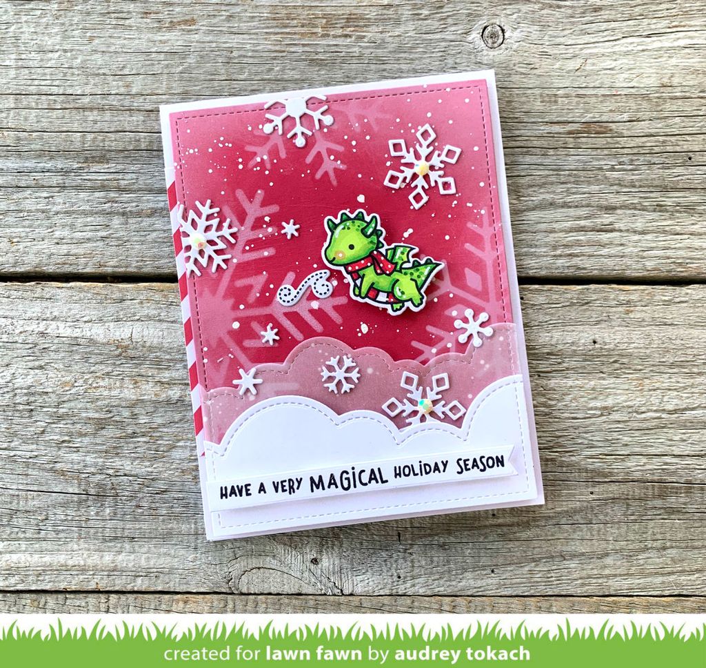Lawn Fawn - WINTER DRAGON - Stamps Set – Hallmark Scrapbook