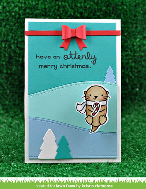 Lawn Fawn - WINTER OTTER - Clear Stamps Set *
