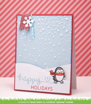 Lawn Fawn - Winter Penguin - CLEAR STAMPS 5 pc - Hallmark Scrapbook - 3
