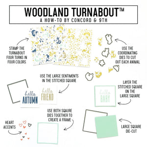 Concord & 9th - WOODLAND Turnabout - Stamp Set