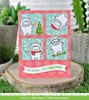 Lawn Fawn - YETI OR NOT - Clear Stamps Set