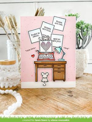 Lawn Fawn - LOVE POEMS - Clear Stamp Set