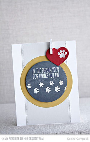 My Favorite Things - YOU MAKE MY TAIL WAG - Clear Stamp - Hallmark Scrapbook - 2