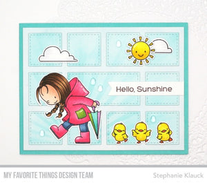 My Favorite Things - RAIN OR SHINE - Clear Stamps Set - MFT