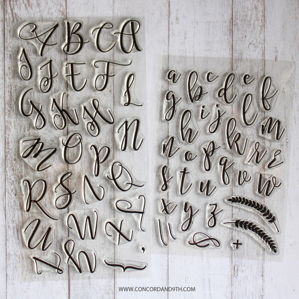 Concord & 9th - SOPHISTICATED SCRIPT Stamp sets BUNDLE - 20% OFF!