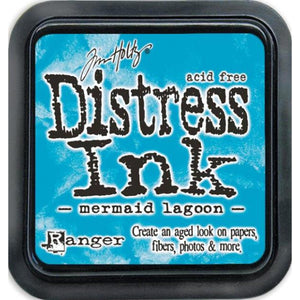Tim Holtz Ranger Distress Ink Pad - MERMAID LAGOON  - March 2015 - Hallmark Scrapbook - 1