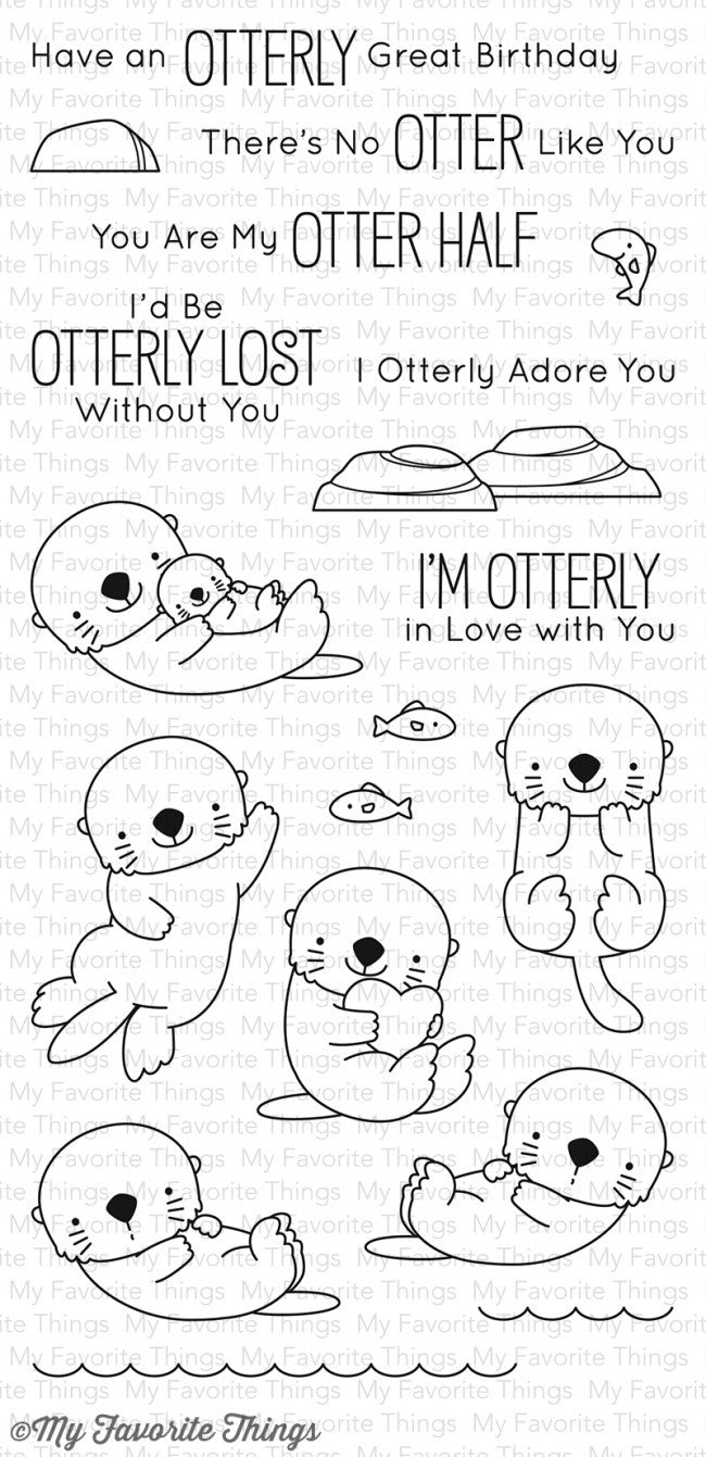 My Favorite Things - OTTERLY LOVE YOU - Stamp Set by Birdie Brown