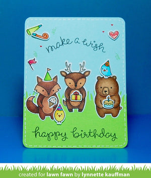 Lawn Fawn - Party Animal - CLEAR STAMPS 29pc - Hallmark Scrapbook - 8