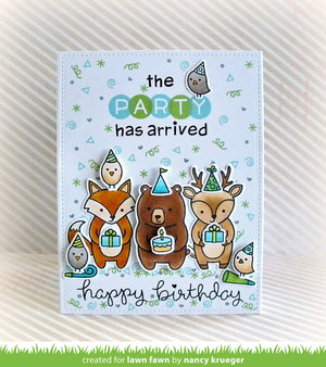 Lawn Fawn - Party Animal - CLEAR STAMPS 29pc - Hallmark Scrapbook - 2