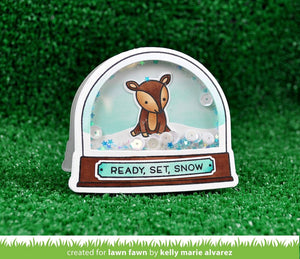 Lawn Fawn - READY, SET, SNOW - Clear Stamps set