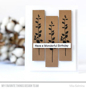 My Favorite Things - FLOWER SILHOUETTES - Clear Stamp Set