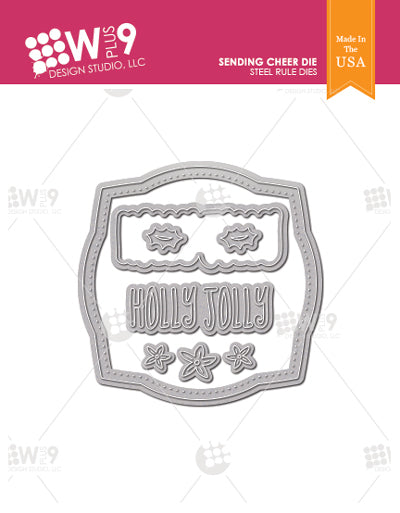 WPlus9 Design Studio - MERRIEST SNOWFLAKE Stamp – Hallmark Scrapbook