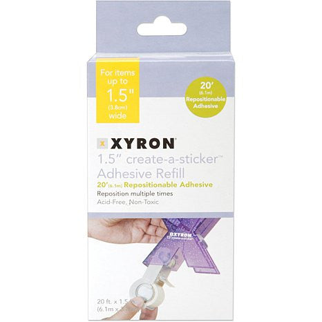 Xyron - Repositionable Adhesive Refill Cartridge for 150 sticker maker